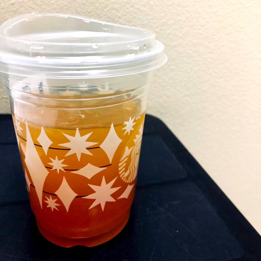 This nice cup of black tea lemonade.